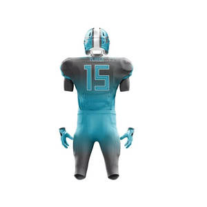 Kits de football américain de qualité professionnelle Vêtements de sport respirants de haute qualité Ensemble à manches courtes avec logo personnalisé Option grande taille - Product Image 4