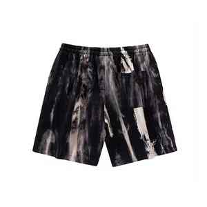 Ensemble de vêtements décontractés pour hommes 2 en 1, nouveau design, short uni, coupe ample, taille mi-haute, vêtements d'extérieur, t-shirt, vente en gros, ensemble en coton respirant - Product Image 6