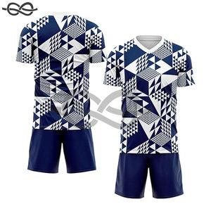 Vente en gros 100% kits de maillots de football en polyester uniformes de football pour hommes personnalisés ensemble de vêtements de football avec logo - Product Image 3