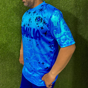 T-shirt Hip Hop Tricoté Personnalisable Écologique de Haute Qualité pour Hommes, Coupe Classique, Grammage Lourd, Design Tendance, Vente en Gros 2026 - Product Image 3