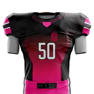 ชุดเครื่องแบบอเมริกันฟุตบอลระบายอากาศได้ดีแขนสั้นซับเหงื่อและแห้งเร็ว - Product Image 4