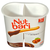 DX110 Gobelet en plastique jetable couvercle inviolable PP IML conteneur capacité 150ml cuillère de conception spéciale pour emballage alimentaire/biscuit