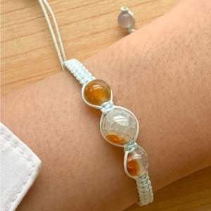 Handcrafted Winter Stone Bracelet for Women with Brown <b>Green</b> Beige Beads Soft <b>Cord</b> Jewelry Elegant and Natural Vibe Fashion - Product Image 5