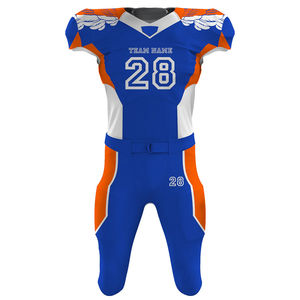 Uniformes de fútbol americano personalizados para entrenamiento de adultos y jóvenes en blanco de talla grande a la moda de alta calidad precio razonable servicio OEM - Product Image 5