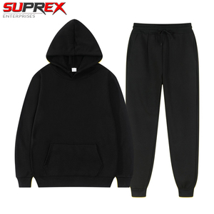 Ensembles de survêtements d'hiver pour hommes, 2 pièces, pull à manches longues et pantalon de jogging, respirants, imprimé léopard, doublure polaire latérale - Product Image 5