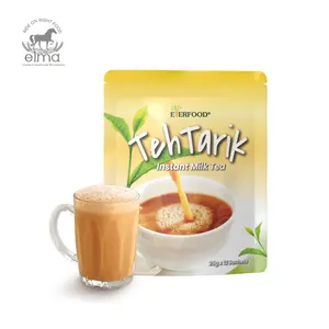 OEM ODM Thé au lait instantané séché par atomisation à faible teneur en sucre en provenance de Malaisie Fabricant de boissons prémélangées instantanées