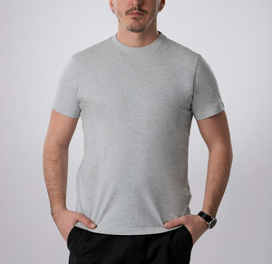 Camiseta de Hombre de Algodón 100%, 180 g/m², Diseño de Hombros Caídos, Corte Regular, Verano, Logotipo Personalizado de Alta Calidad, Venta Directa de Fábrica - Product Image 3