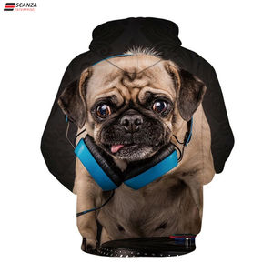 Jersey mezclado de algodón de alta calidad para hombre, sublimación personalizada básica, diseño de invierno impreso en 3D, sudaderas con capucha digitales - Product Image 5