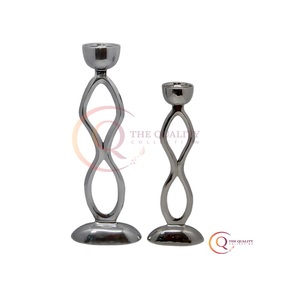 Bougeoir en métal indien fait à la main dans un nouveau style bougeoir en métal personnalisé support de pilier en métal pour la décoration de mariage - Product Image 6