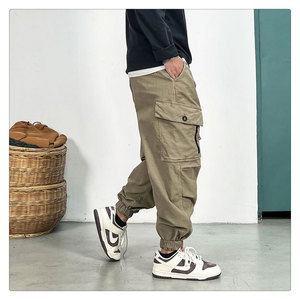 Pantalon cargo polyvalent Harajuku Joggers décontractés Pantalon cargo tactique tactique de haute qualité pour hommes Vente en gros - Product Image 2