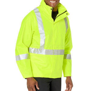 Chaqueta de Trabajo de Poliéster de Alta Visibilidad, Reflectante, Ligera, Ecológica, con Certificación CE, Logotipo Personalizado Impreso OEM para - Product Image 4