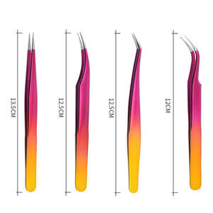 Pinzas para pestañas Accesorios Pinzas Injerto de pestañas postizas Herramienta para recoger pestañas - Product Image 1