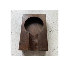 Classic Acacia <b>Wood</b> Engraved Ashtray Table Top Smoking <b>Accessory</b> for Waste Disposal - Product Image 5