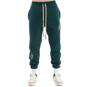 100% coton tissu fait hommes survêtement à vendre vente chaude à la mode hommes brodé survêtement en couleur unie - Product Image 5