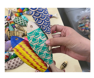 Handcrafted Wooden <b>Fish</b> from Vietnam Suppliers Wooden <b>Fish</b> Colorful Designs Available in Bulk Ready for Export with Great Offer - Product Image 5
