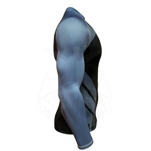 OEM Service XAPATA SPORTS Solid Color Rash Guard Premium Quality Breathable Quick Dry Eco-Friendly Full Sleeve Spandex/Polyester - Product Image 5
