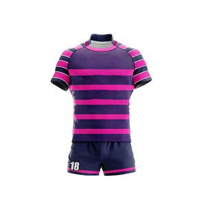 Ensemble d'uniformes de rugby de sport OEM Marque privée Prix d'usine Fabriqué au Pakistan Vêtements de rugby et de football - Product Image 3