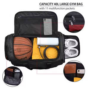 Nouveau design promotionnel de sacs de voyage imperméables sac de sport unisexe avec logo personnalisé - Product Image 4