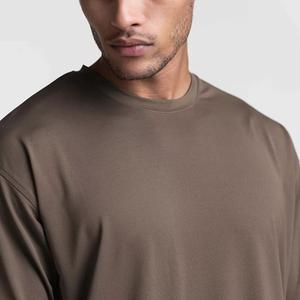 T-shirts pour hommes de luxe 100% coton, col rond, surdimensionnés, respirants, séchage rapide - Product Image 5