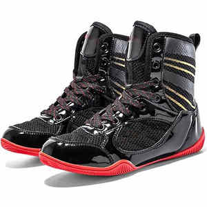 Chaussures de boxe personnalisées de haute qualité avec votre propre logo, collection d'usine en vente - Product Image 3