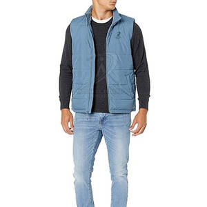 Chaleco acolchado de poliéster 100% para hombre, ropa exterior informal de invierno, transpirable, personalizado, de alta calidad - Product Image 4