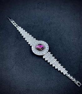 Montre pour homme en moissanite octogonale, or rose et acier inoxydable bicolore, mouvement à quartz squelette brillant, montre de luxe tendance - Product Image 4