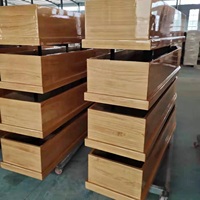 Venta al por mayor ataúdes de madera de alta calidad-ataúd de madera maciza natural-ataúdes personalizados y ataúd para funeral