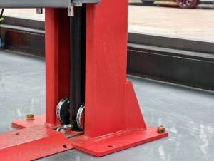 Pont élévateur Tricar 5 tonnes à 2 montants, déverrouillage manuel double point, certifié CE, équipement pour <span class=keywords><strong>garage</strong></span> automobile et atelier - Product Image 5