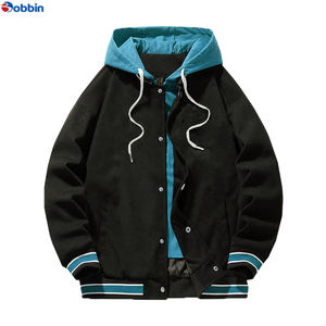 Veste universitaire à capuche pour homme grande taille, tendance, vintage, style baseball, collège, lycée, vente chaude - Product Image 4