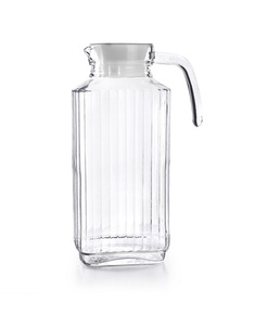 Caraffa in vetro con coperchio in plastica 1,8L (Ibili 743875) - Product Image 1