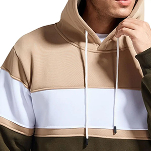 Sweat à capuche oversize en molleton technique style hip-hop pour homme, collection hiver vintage, avec logo personnalisé imprimé en coton 400 g/m² - Product Image 4