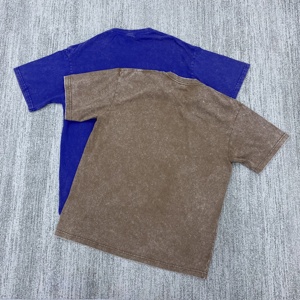 Vente en gros de nouveaux modèles de t-shirts lourds vintage personnalisés en coton surdimensionné de haute qualité avec étiquette personnalisée pour hommes - Product Image 3