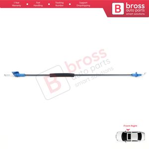 Cable de Liberación de la Cerradura del Manillar Interior de la Puerta Delantera Derecha BDP1614 para Fiorino MK3 225 Qubo 2007-2016 Nemo Bipper 2008-2017 1354711080 - Product Image 2
