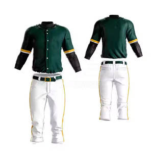 Uniforme de baseball pour adultes sur mesure de vente chaude vêtements de sport respirants avec style d'ensembles de conception de marque privée - Product Image 6
