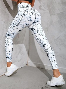 Leggings de Yoga para Mujer, Cintura Alta, Elásticos, Pantalones de Yoga para Fitness, Ropa Deportiva Elástica y Ropa Deportiva al por Mayor - Product Image 4