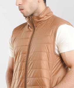 Man Premium Lightweight Stylish Softshell Down <b>Vest</b> for Casual - Product Image 2