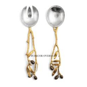 Look attrayant Unique Designer Argent Brillant Poli Et Haute Qualité Plaqué Or Couverts Ensemble De Couverts Fournitures Au Prix Le Plus Bas - Product Image 6