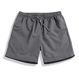Short de fitness en nylon d'été de qualité pour hommes, respirant, jogging de course à mi-entraînement, motif solide et décontracté, service OEM disponible - Product Image 1