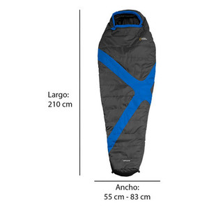 Saco de Dormir Nat Geo Tucson SNG709A -1C a +14C Gris con Azul - Product Image 5