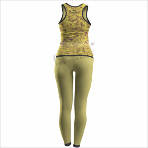 Ensembles de yoga pour femmes les plus vendus, de haute qualité, motif uni, respirants, écologiques, 2 pièces, vente en gros - Product Image 2