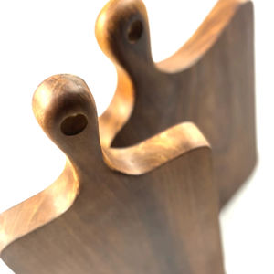 Tabla de Cortar de Madera con Mango, Apta para Lavavajillas, Ecológica, Antibacteriana, de Resina, Tabla de Queso de Alta Calidad - Product Image 1