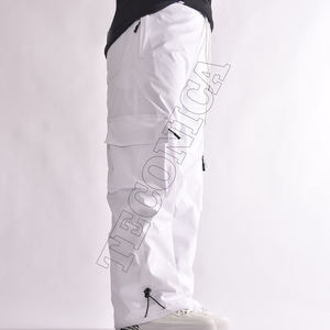 Venta al por mayor OEM personalizado 100% Nylon Spandex hombres holgados esquí Snowboard pantalón impermeable transpirable con cremallera bolsillo a prueba de viento pantalón - Product Image 3