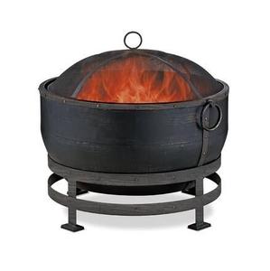 Modern Iron <b>Wood</b> <b>Burning</b> <b>Fire</b> <b>Pit</b> Sleek Design Patio Backyard Centerpiece Functional Stylish Contemporary Elegant Handmade - Product Image 5