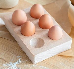 SOPORTE DE HUEVOS DE MADERA DE ALTA CALIDAD BOOST PARA COCINA DE GRANJA y Uso en el mercado Utensilios de cocina Bandeja de huevos para Keed Egg Safe - Product Image 3