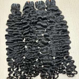 Vague profonde dans les cheveux de trame, 100% cheveux humains, cheveux bruts un donneur - Product Image 2