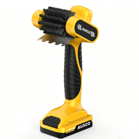 Brosse de nettoyage électrique portable pour barbecue 350 tr/min, 2000 mAh, rechargeable, avec éclairage LED