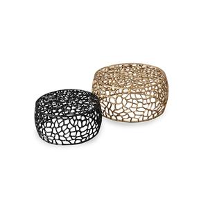 Venta caliente moderna mesa de esquina de aluminio dorado para sala de estar y dormitorio construcción duradera - Product Image 4