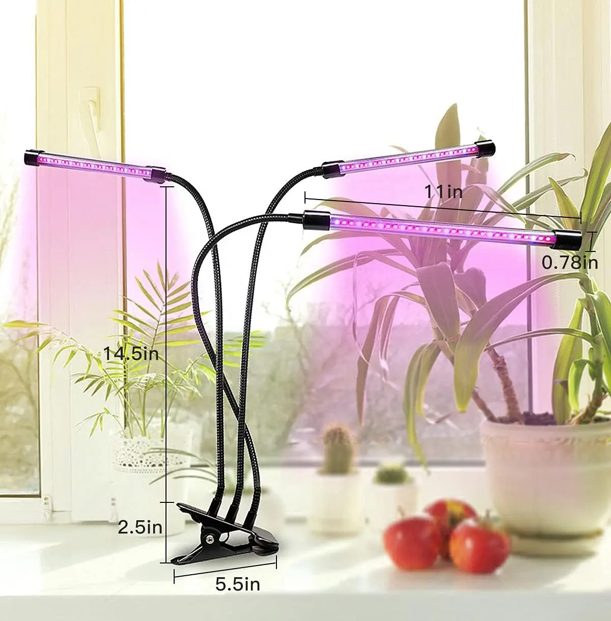 Tafelklem 21W 28W 36W Volledig Spectrum Indoor Led Plant Kweeklamp Lichtbalk