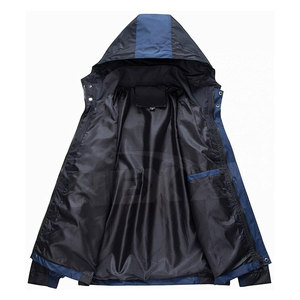 Chaqueta Cortavientos con Capucha para Hombre, Estilo Urbano, Diseño con Letras, Impermeable, Ecológica, de Nailon/Poliéster, Colores y Logotipo Personalizables - Product Image 2