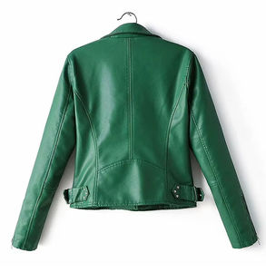 Chaqueta de Cuero Vacuno Regular Vintage Impermeable Ligera y Ecológica para Hombre de Invierno con Forro de Poliéster y Logotipo Frontal - Product Image 2